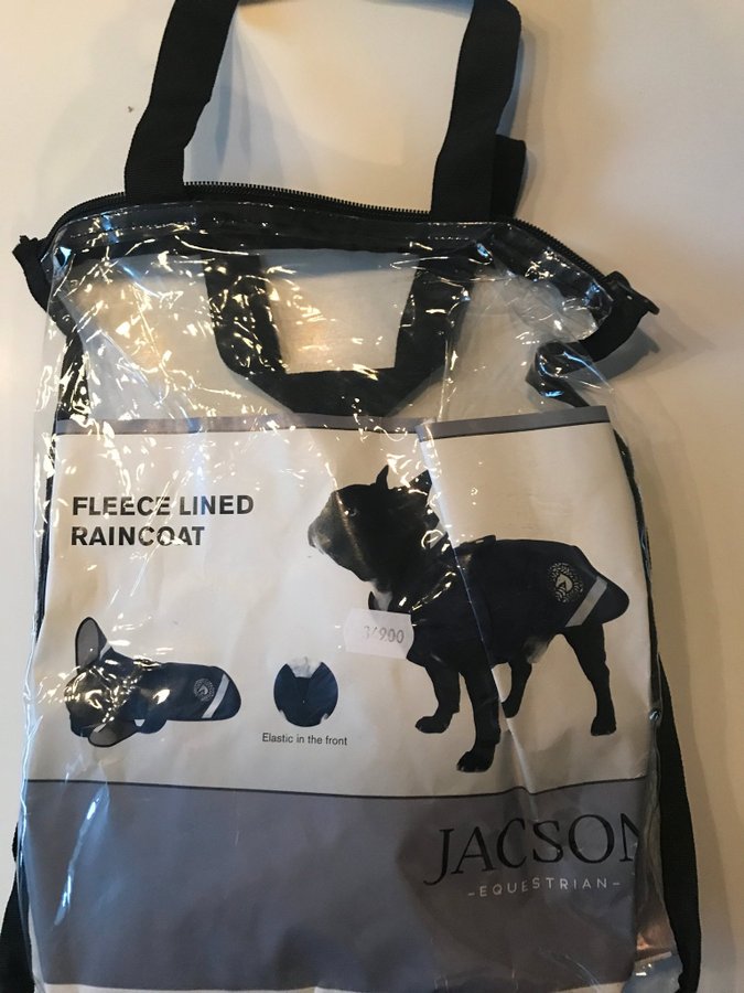 Jackson Equestrian mörkblå hundjacka, storlek 25CM