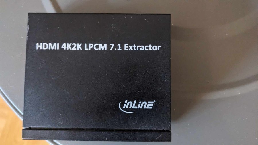 Inline HDMI 4K2K LPCM 7.1 Audio Extractor