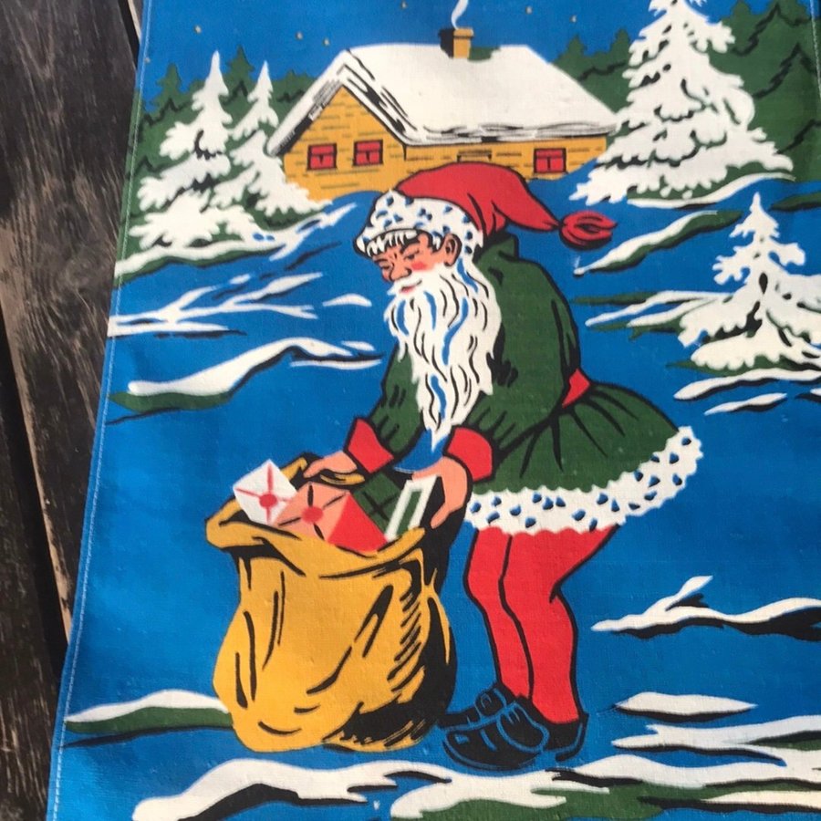 Tryckt julbonad jul bonad julpynt tomte