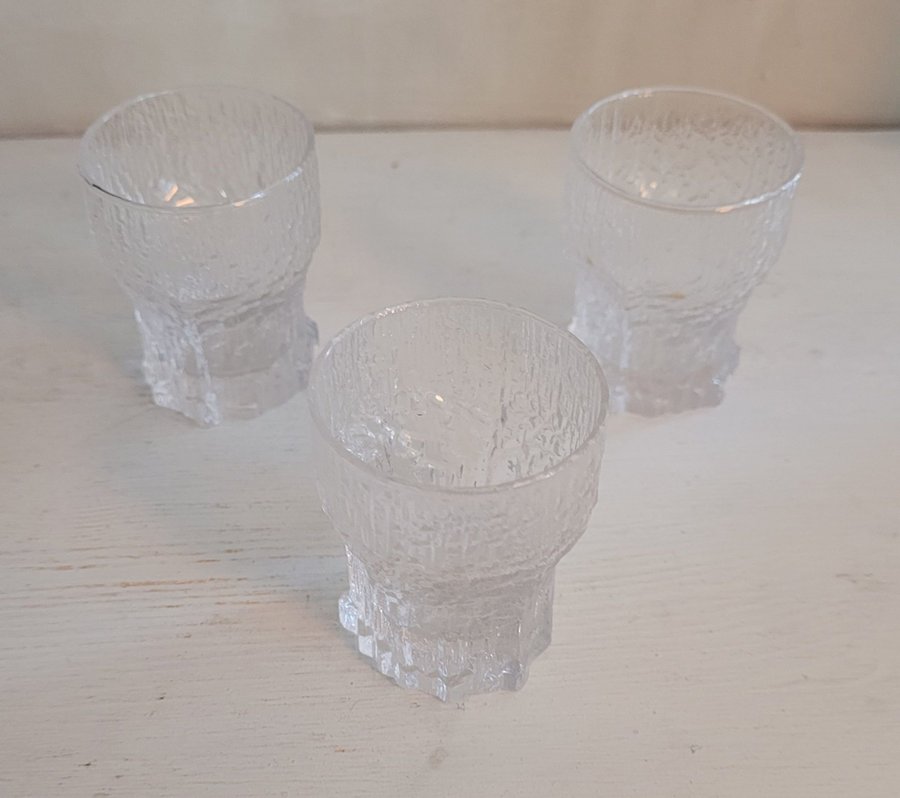 Iittala Aslak T Wirkkala 3 snapsglas