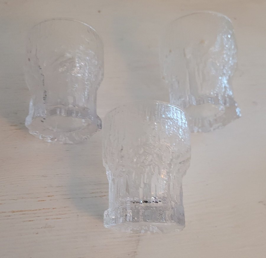 Iittala Aslak T Wirkkala 3 snapsglas