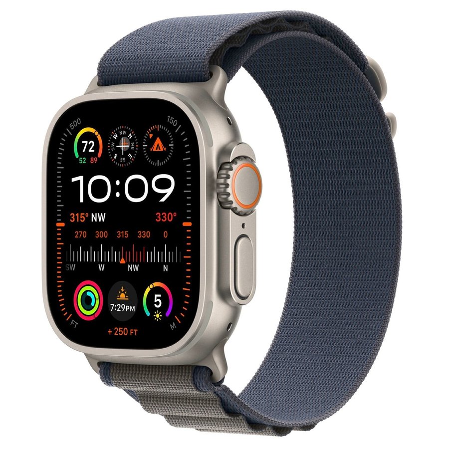 Bergsloop 38/40/41/42mm Apple Watch Armband - BLÅ