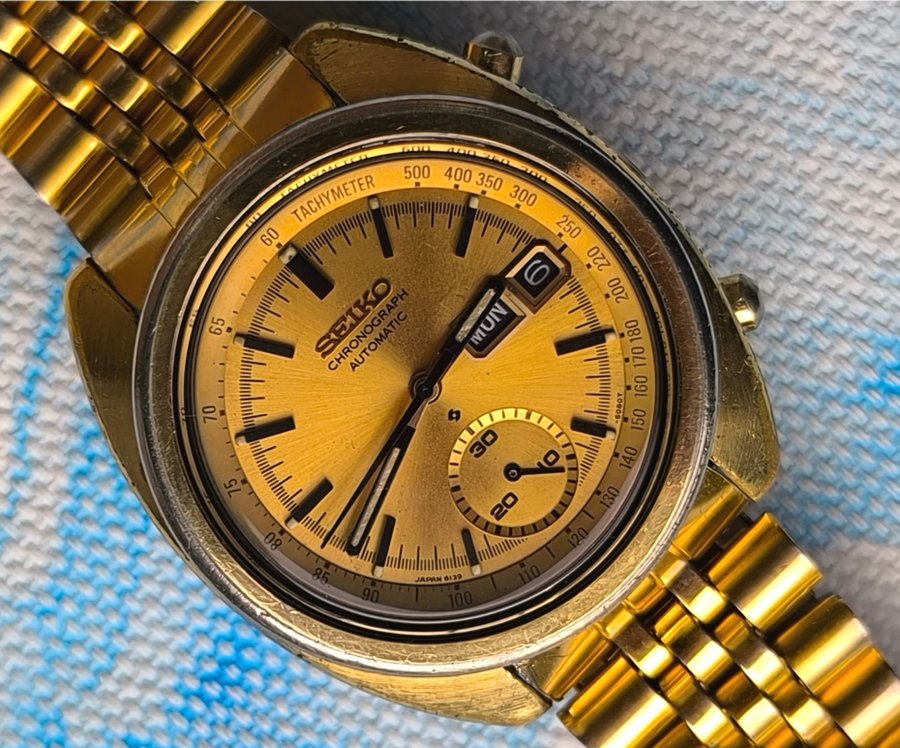 Seiko "gold Bruce Lee" 6139-6012