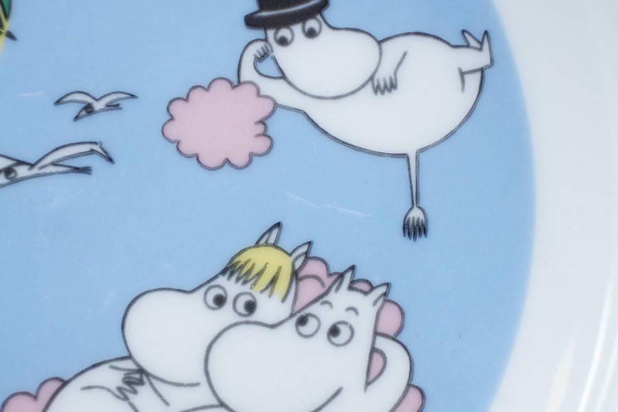 Mumintallrik Flygande Mumin / Moomin Plate Flying Moomin