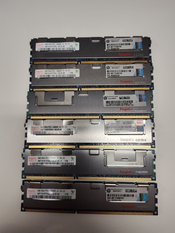 SK Hynix ECC DDR3 6x4GB