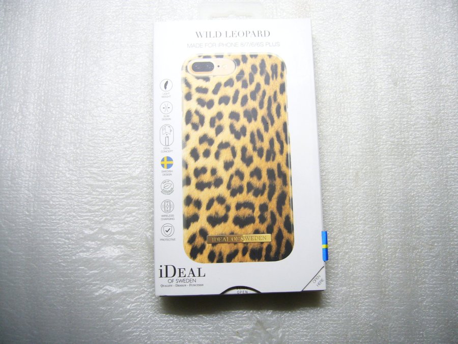 Ideal of Sweden mobilskal Iphone 6,6s plus,7,8 Wild Leopard