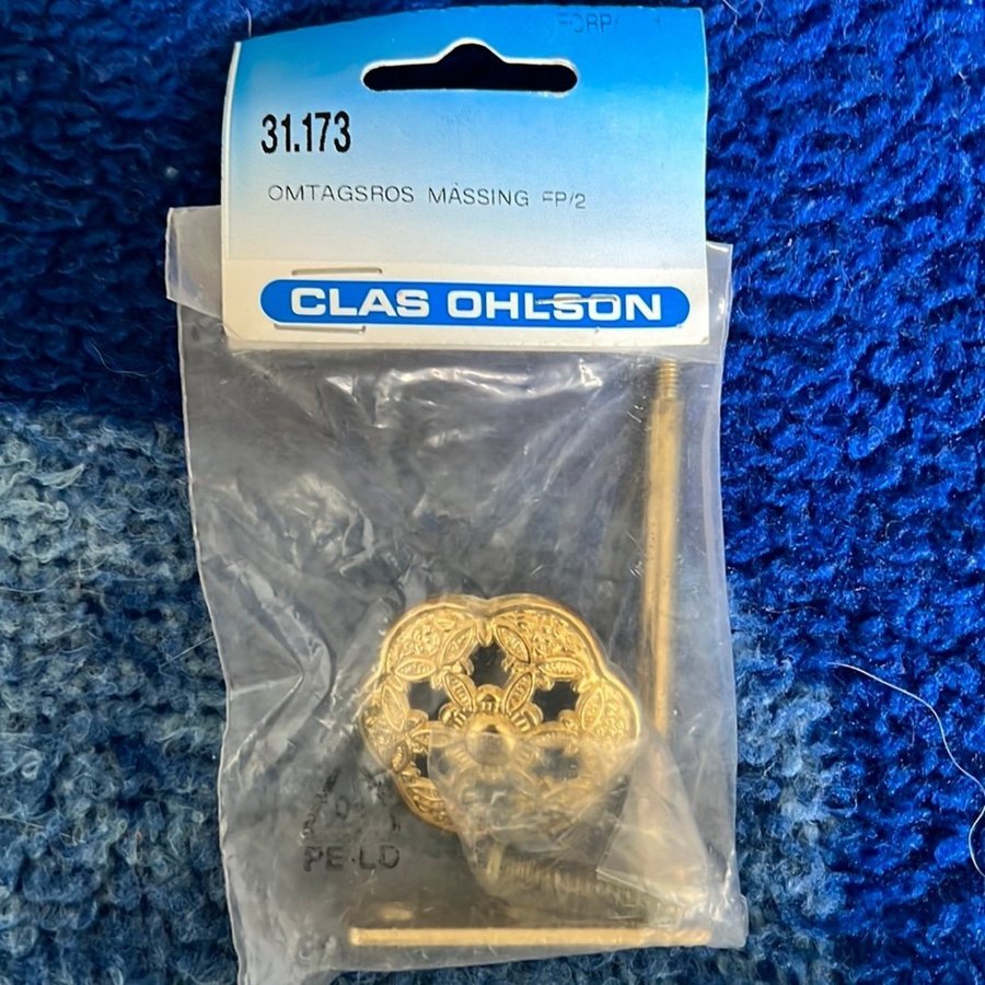 Clas Ohlson Omtagsros Mässing