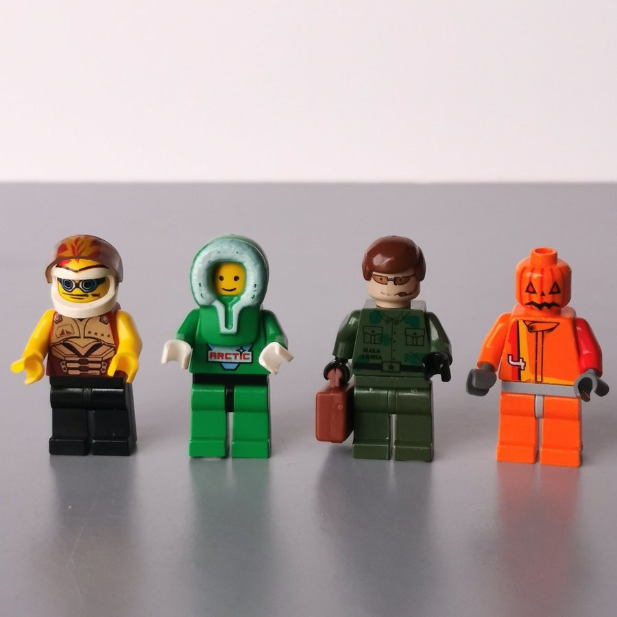 Lego, minifigurer - figurer blandade från Racers, Exo-Force, Arctic, m fl.