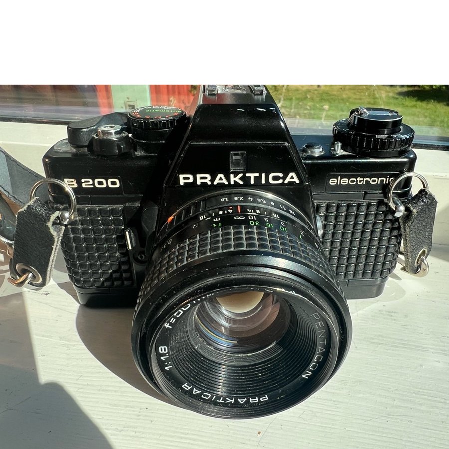 Praktica B200 med 3 objektiv