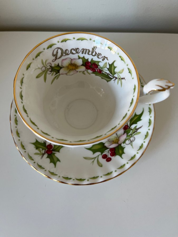 Royal Albert December månadsservis Kaffekopp