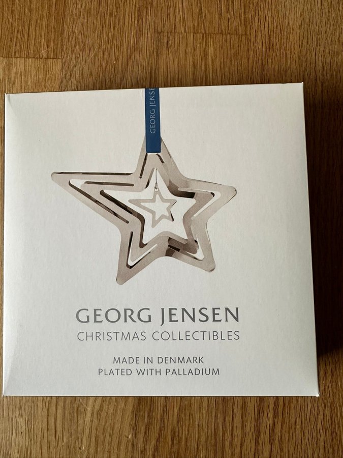 Georg Jensen juleuro 2021 stjärna palladium Christmas collectibles