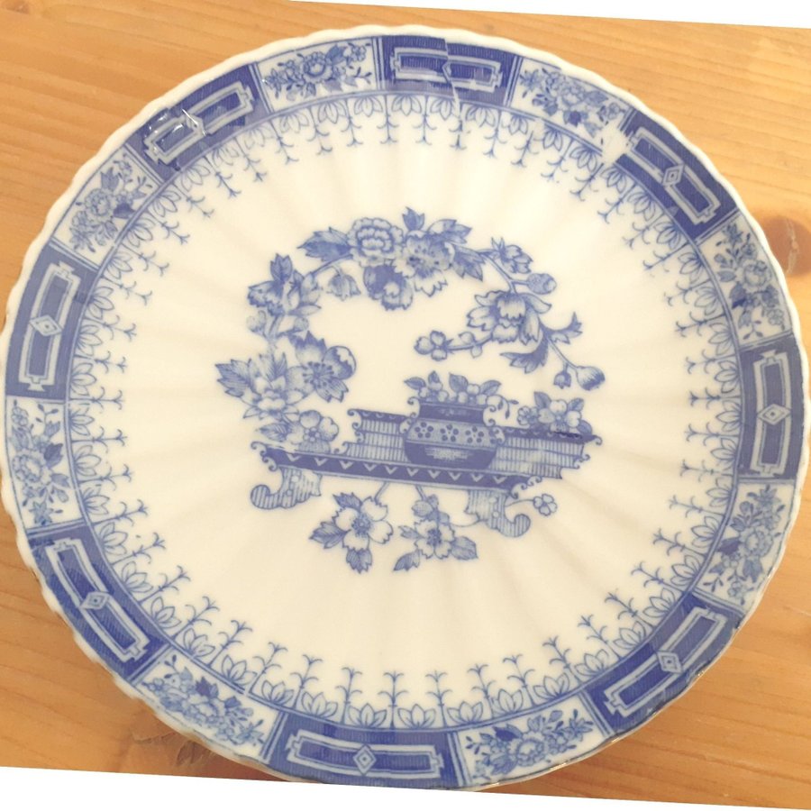 5 kaffe koppar/ fat BLUE CHINA vintage