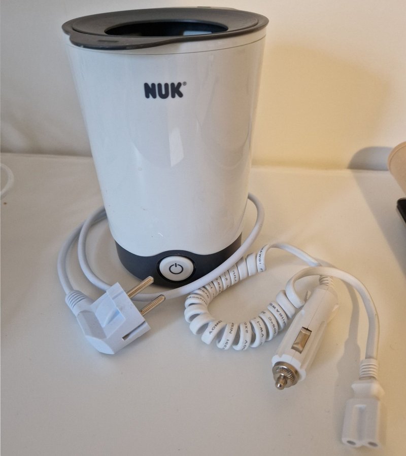 NUK Thermo Express Plus barnmatsvärmare/flask värmare med bilsladd