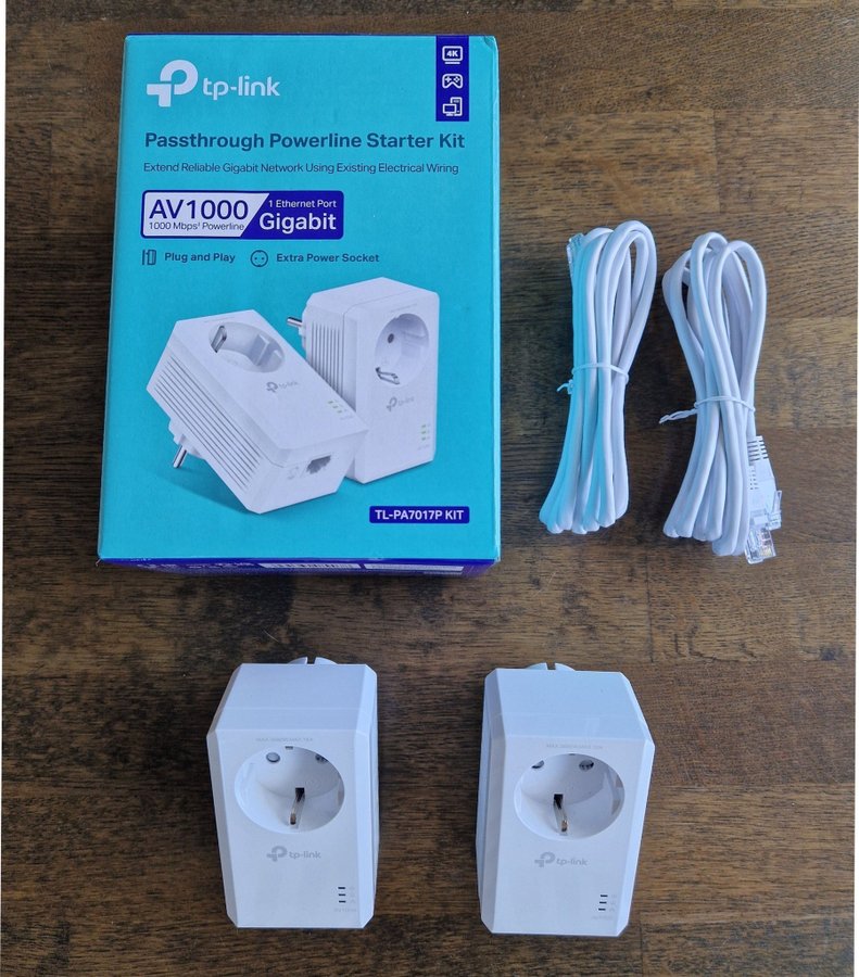 Tp-link TL-PA7017P Powerline starter kit 1000 Mbps