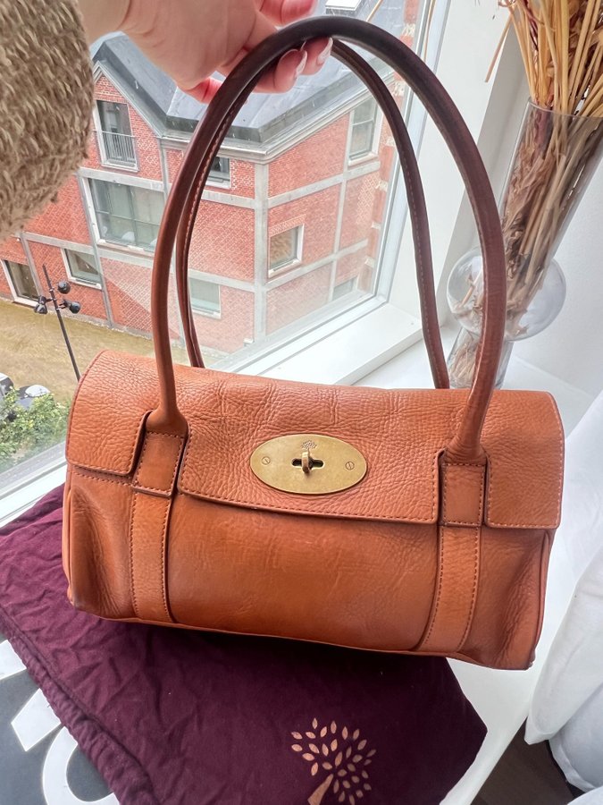 Mulberry East West Bayswater tote skuldertaske shoulder bag oak brown brun bags