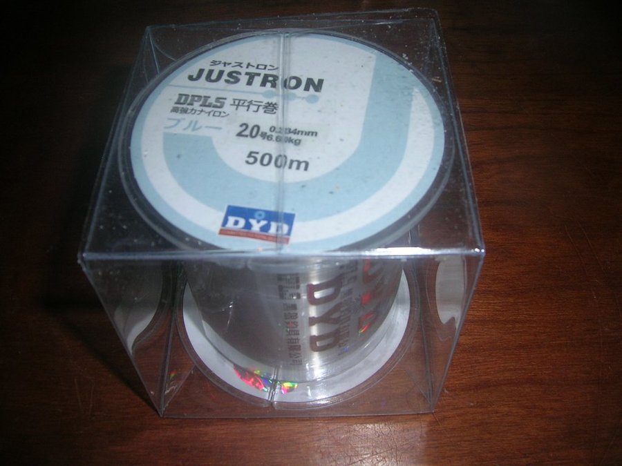 NY Nylonlina Justron 500m vit 023mm styrka 66 kg