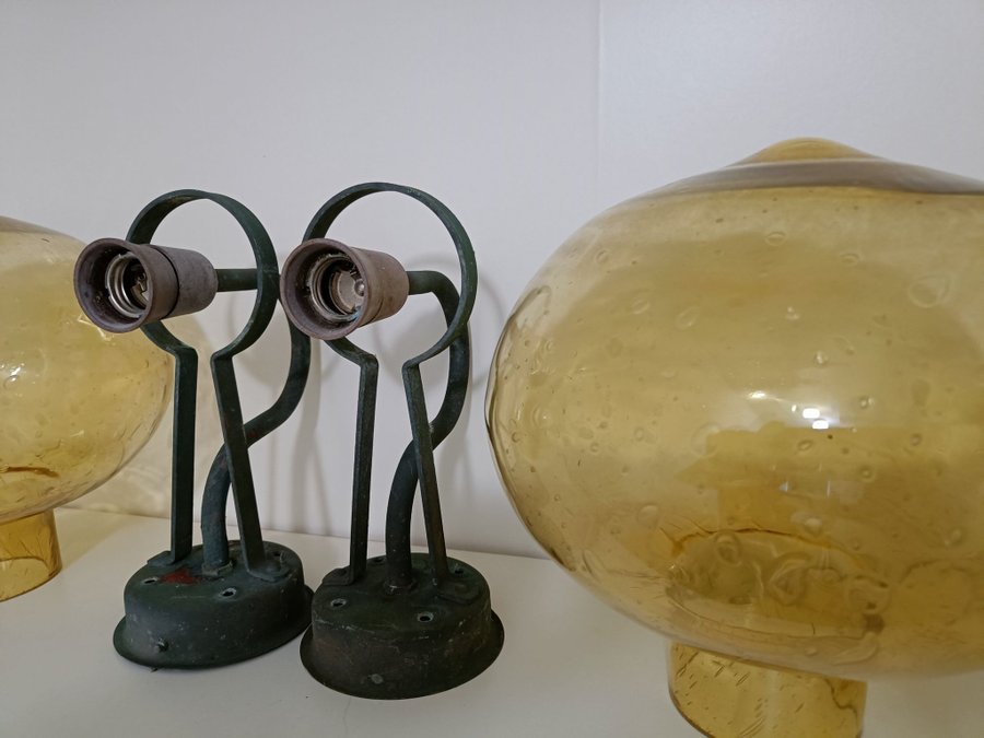 "GA9" Wall Lights by Erik Gunnar Asplund for ASEA, Sweden 1940s