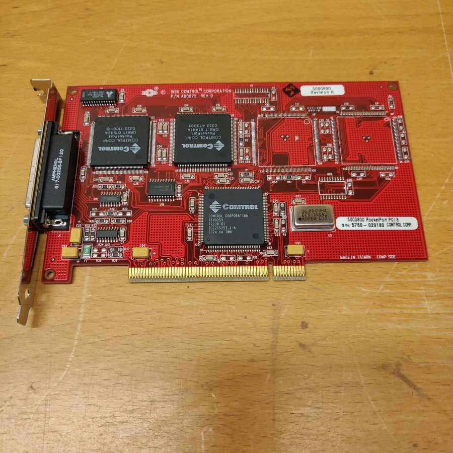 Retro Comtrol Corporation RocketPort PCI 8 5000800