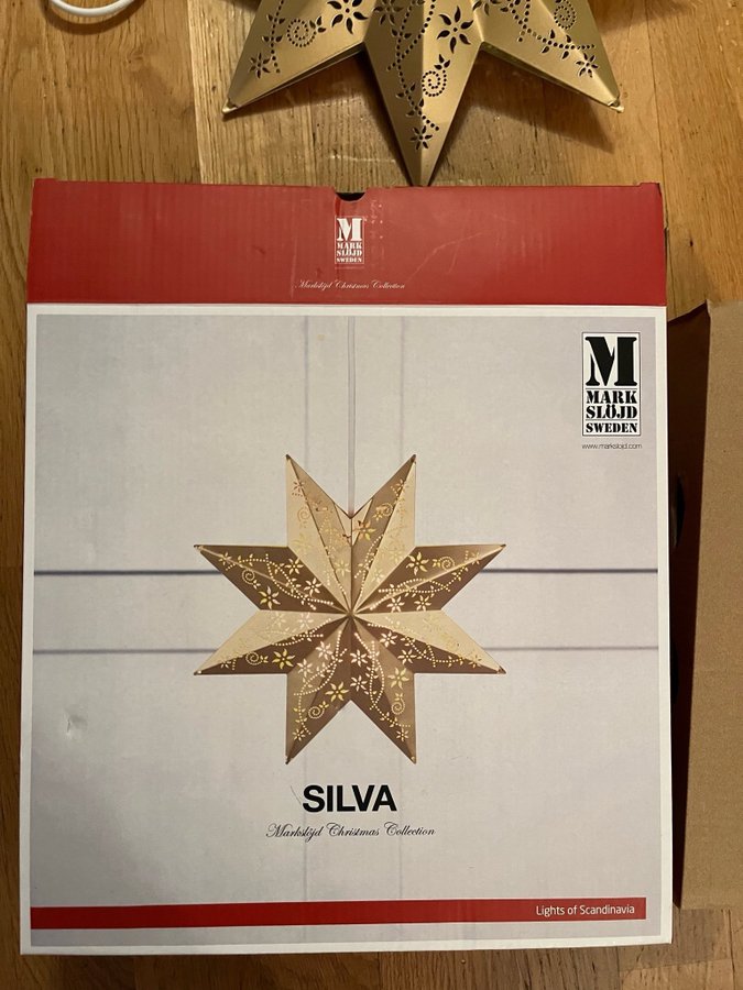 Markslöjd ny Silva mässing julstjärna.