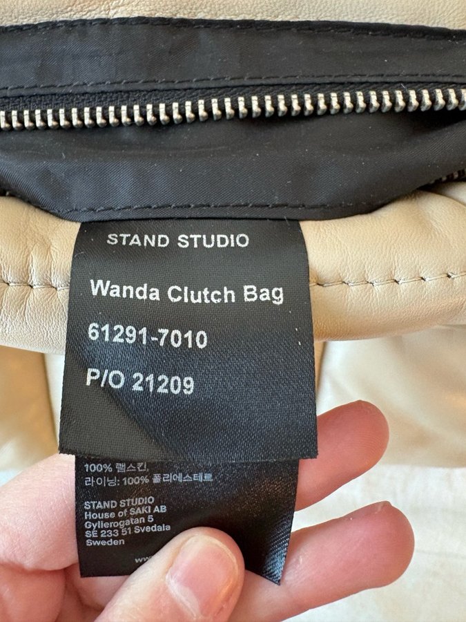 Stand Studio Wanda Clutch Bag beige - Helt ny!