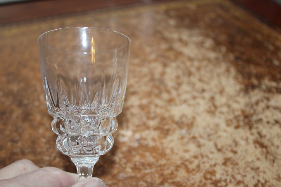 Cristal d'Arques, Pompadour, 4 exklusiva rödvinglas