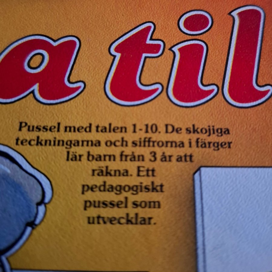 Räkna till 10 pussel