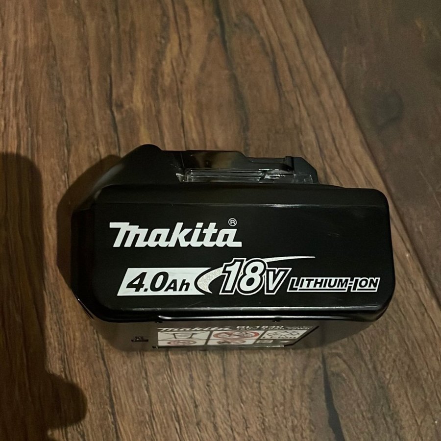 Makita 18V 4.0Ah batteri.Nytt/fint skick