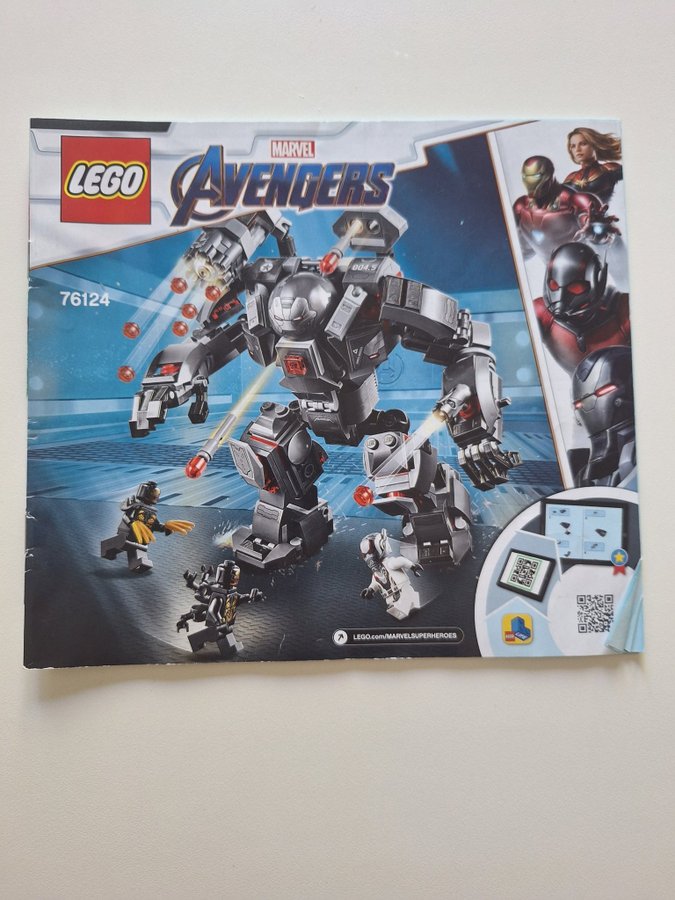 LEGO Marvel Avengers 76124: War Machine Buster instruktionsbok