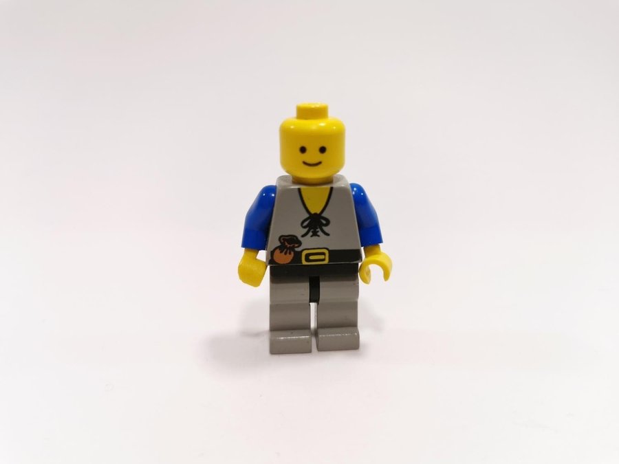 Lego - minifigur - castle - forestmen - bonde - grå (fler i lager)