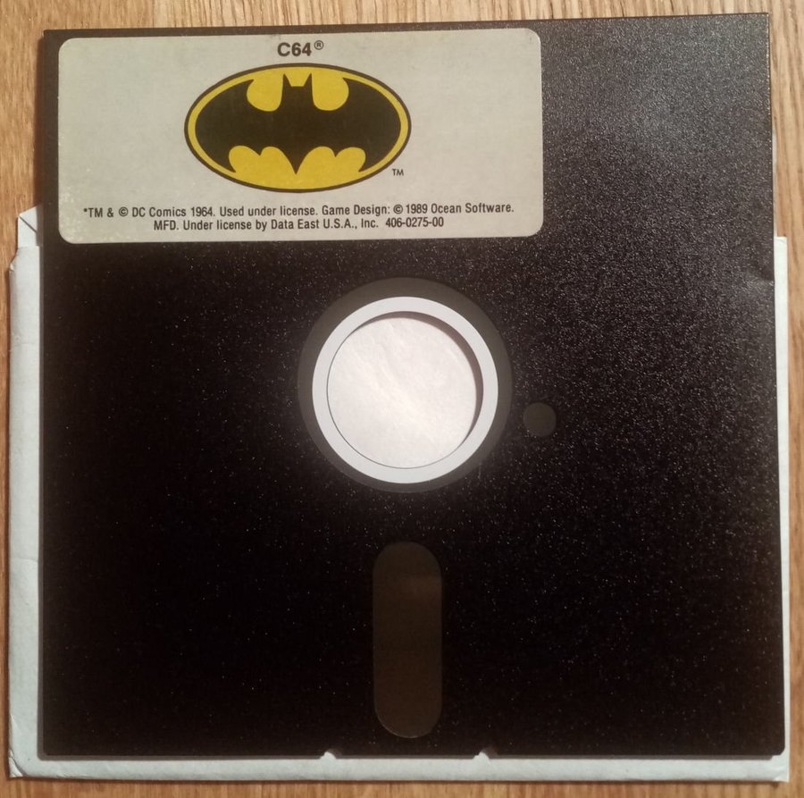 Batman (Data East - Ocean Software) US-NTSC DISK ->TESTAD<- Commodore 64