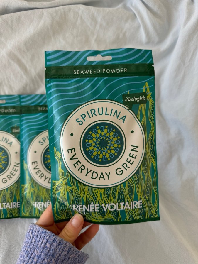 4 STYCKEN NYA OÖPPNADE RENÉE VOLTAIRE EKOLOGISK SPIRULINA