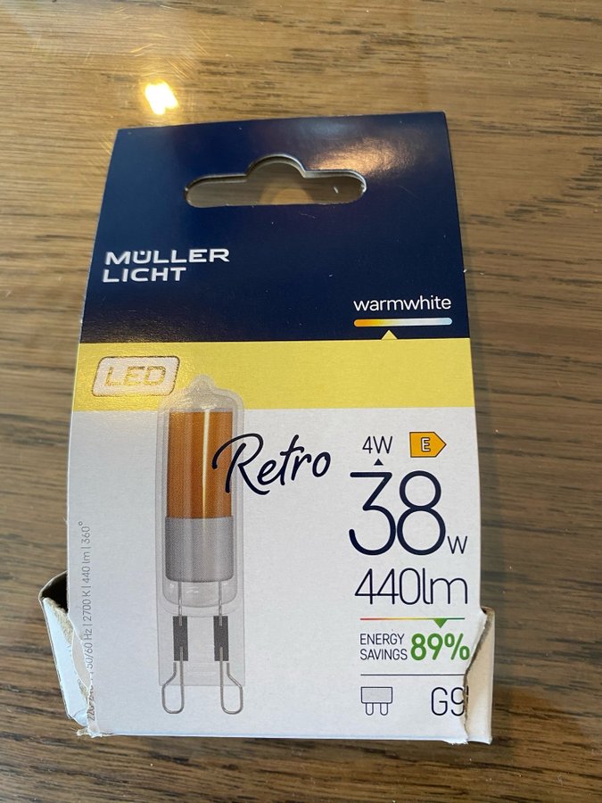 Muller Licht LED Retro Glödlampa 4W E14 440lm