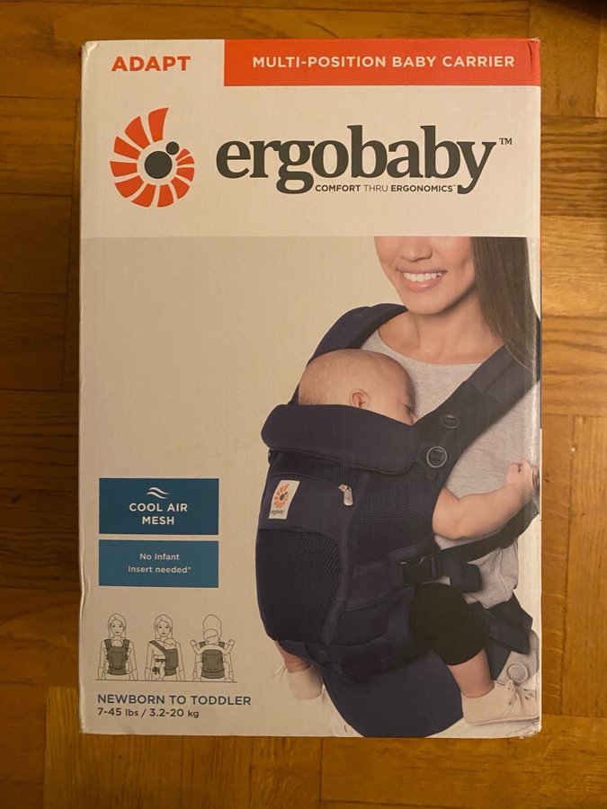 Ergobaby Adapt Cool Air Mesh Bärsele - Marinblå