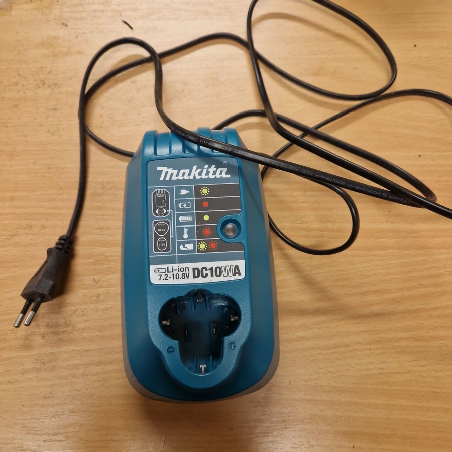 Laddare för Makita 7.2-10.8V Li-ion Batterier