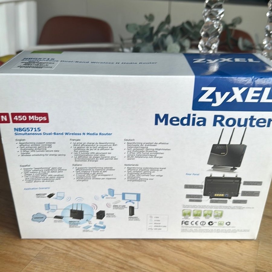 Zyxel NBG5715 Router - helt ny!