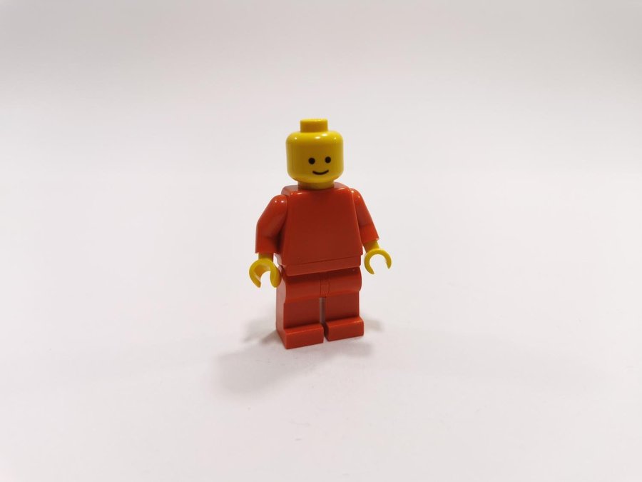 Lego - minifigur - standard - röd