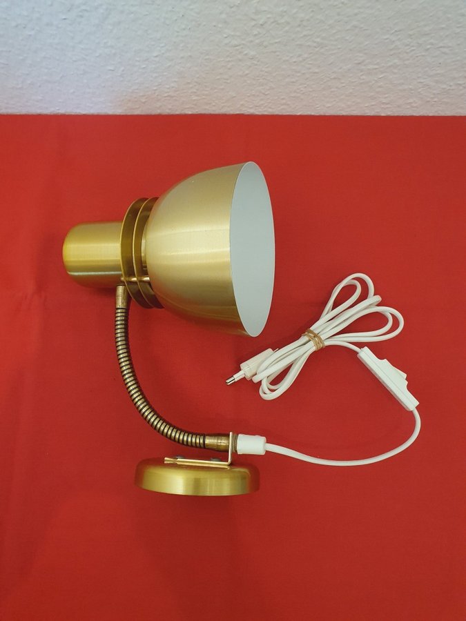 VÄGGLAMPA Belid Typ V231 Sänglampa Böjbar lampa