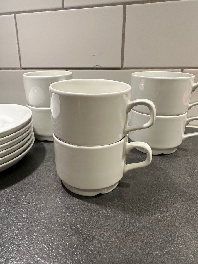 Rörstrand kaffekoppar 6st nästan ny