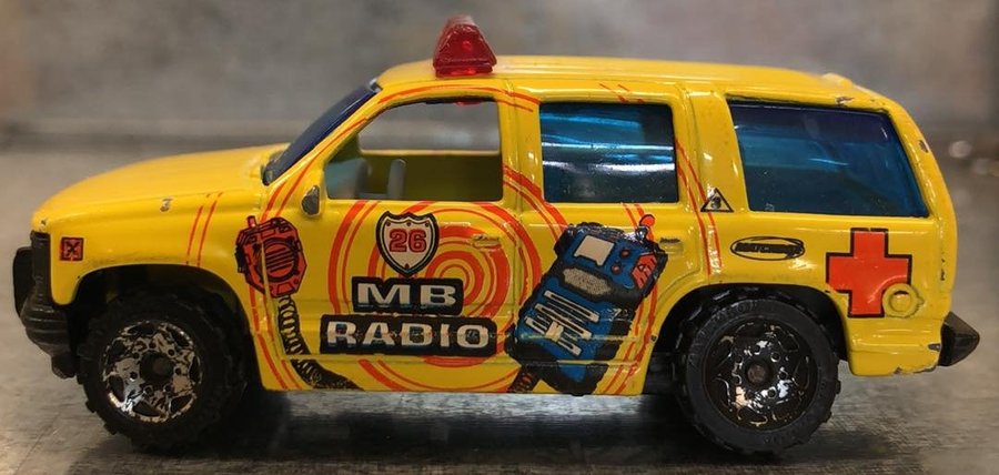 Matchbox '97 Chevy Tahoe 26 MB Radio 1:67