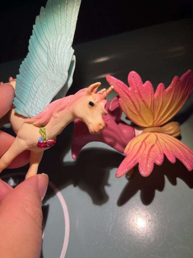 Schleich Pegasus enhörning och älva