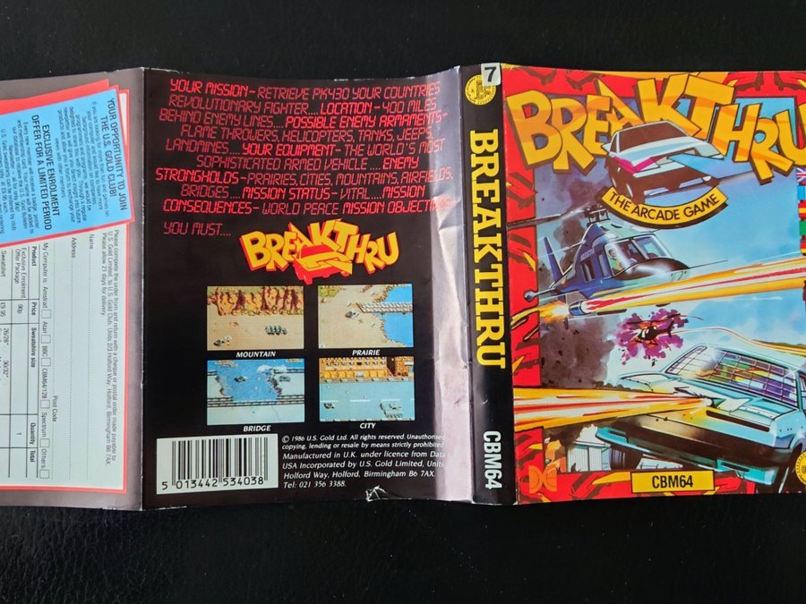 Breakthru - Commodore 64/128 spel