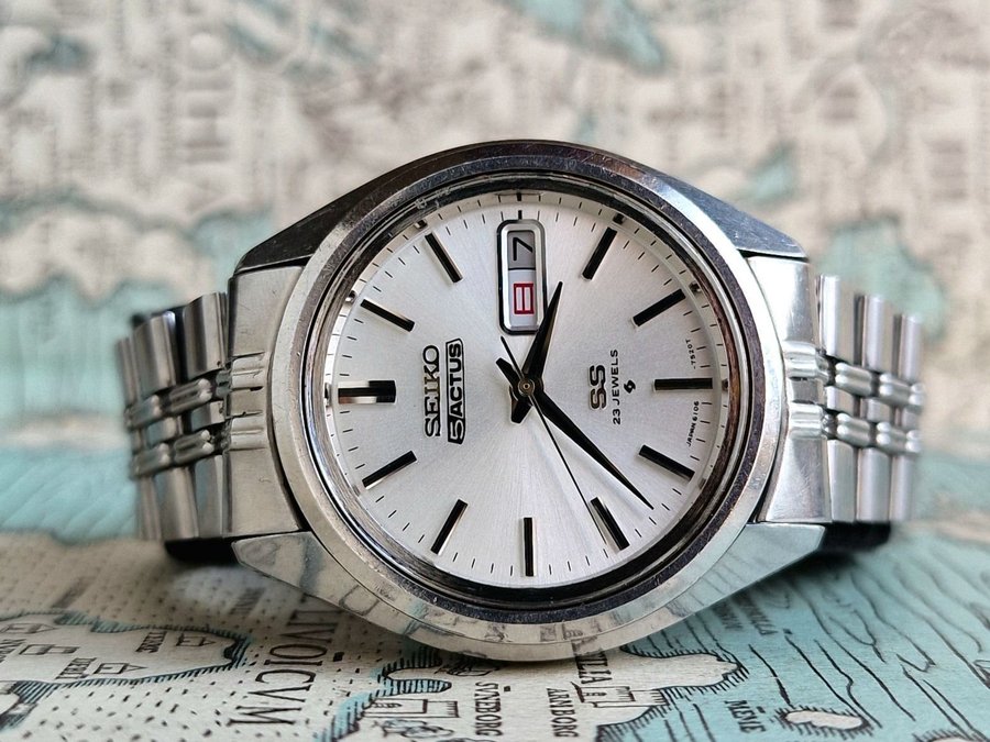 Seiko Actus SS 6106 - Automatiskt herrur från Januari 1972. Tavla i toppskick!