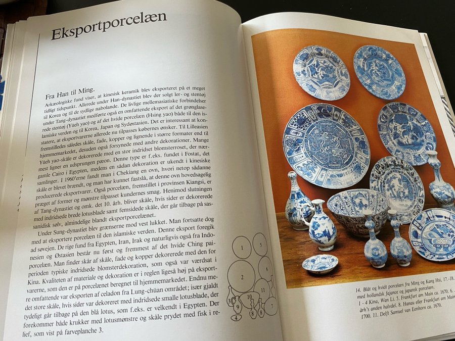 BOK om Kinesisk og Østindisk Porcelæn, Bok om asiatisk porslin, orientalisk