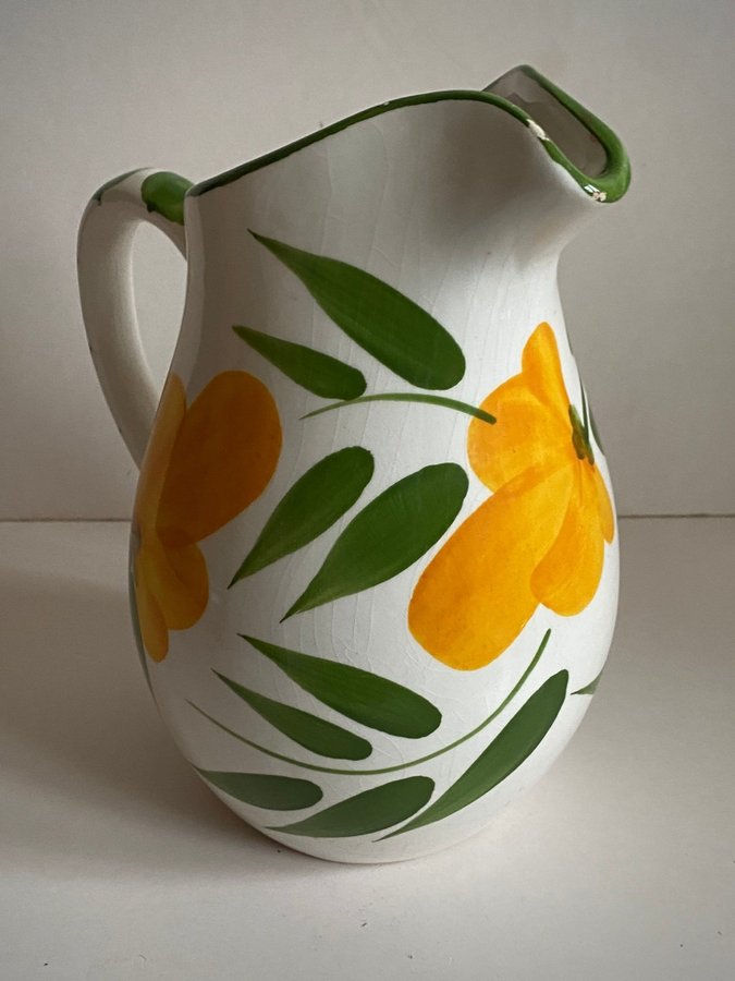 kanna vas keramik handgjord CABO vintage handmade ceramic pitcher vase pottery