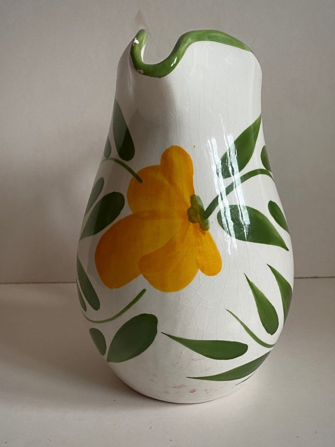 kanna vas keramik handgjord CABO vintage handmade ceramic pitcher vase pottery