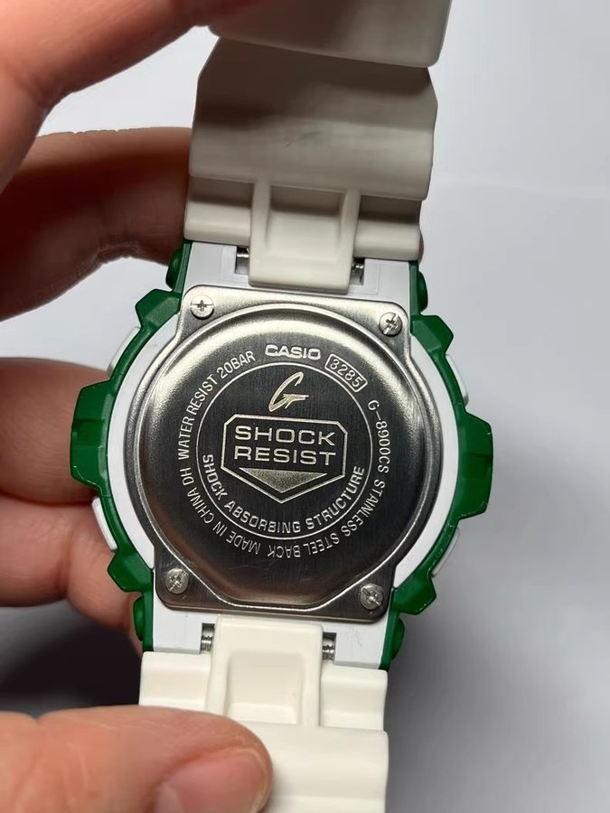 Casio G-Shock G-8900CS Green and White Digital Watch