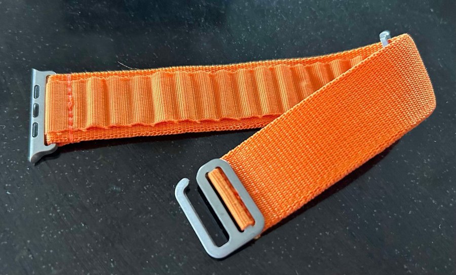 Bergsloop orange till Apple Watch 38/40/41mm  ultra