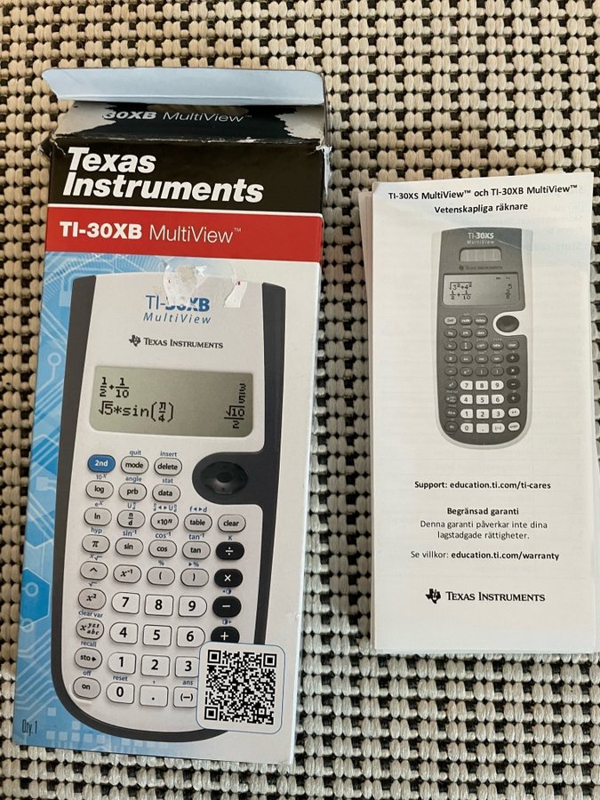 TI-30X Grafräknare Texas Instruments funktionsräknare