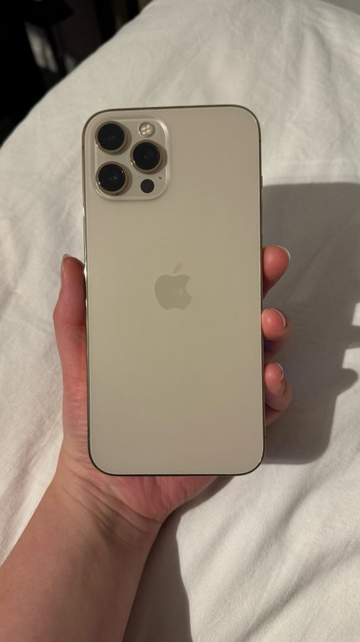 iPhone 12 pro max Gold 128gb 5G, 100% batterihälsa