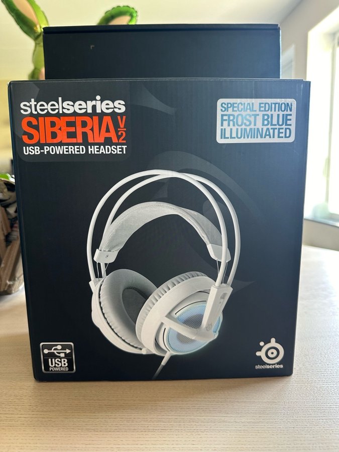 Oanvända Steel series siberia SPECIAL EDITION frost blue